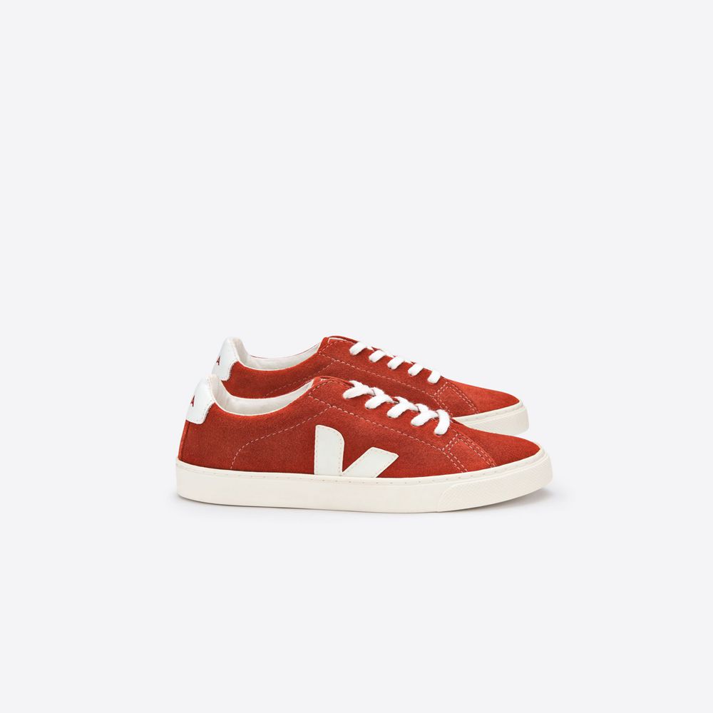 Hogan Brick Red Leather Sneakers for Women Online India at Darveys.com